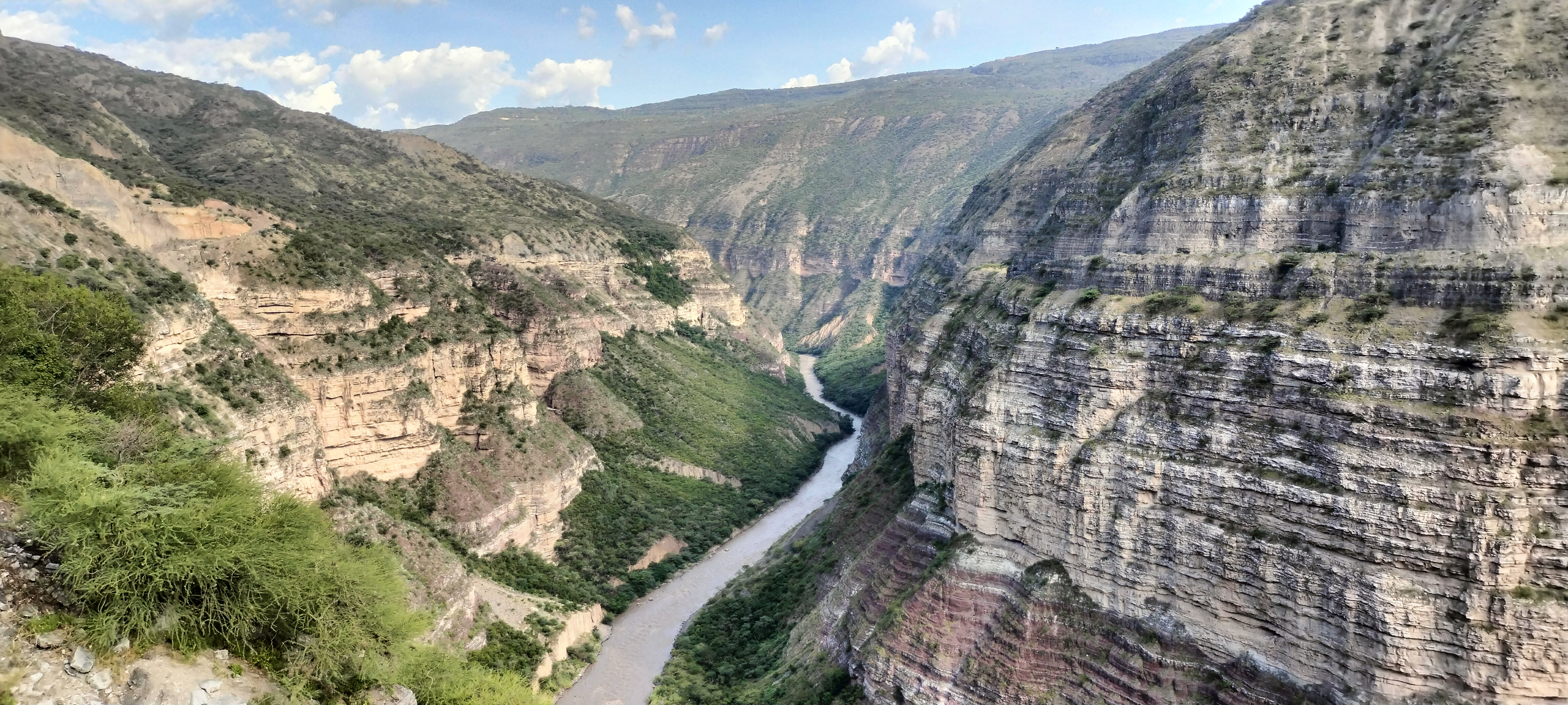 El cañón del Chicamocha es uno de los más profundos del mundo. /SGC.