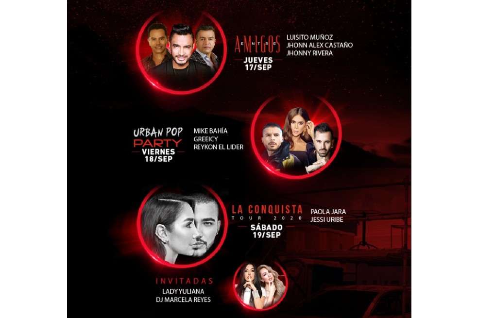 Afiche de Claro Música Fest 2020.