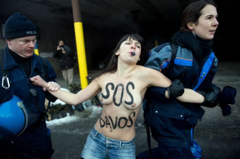 Femen en Davos