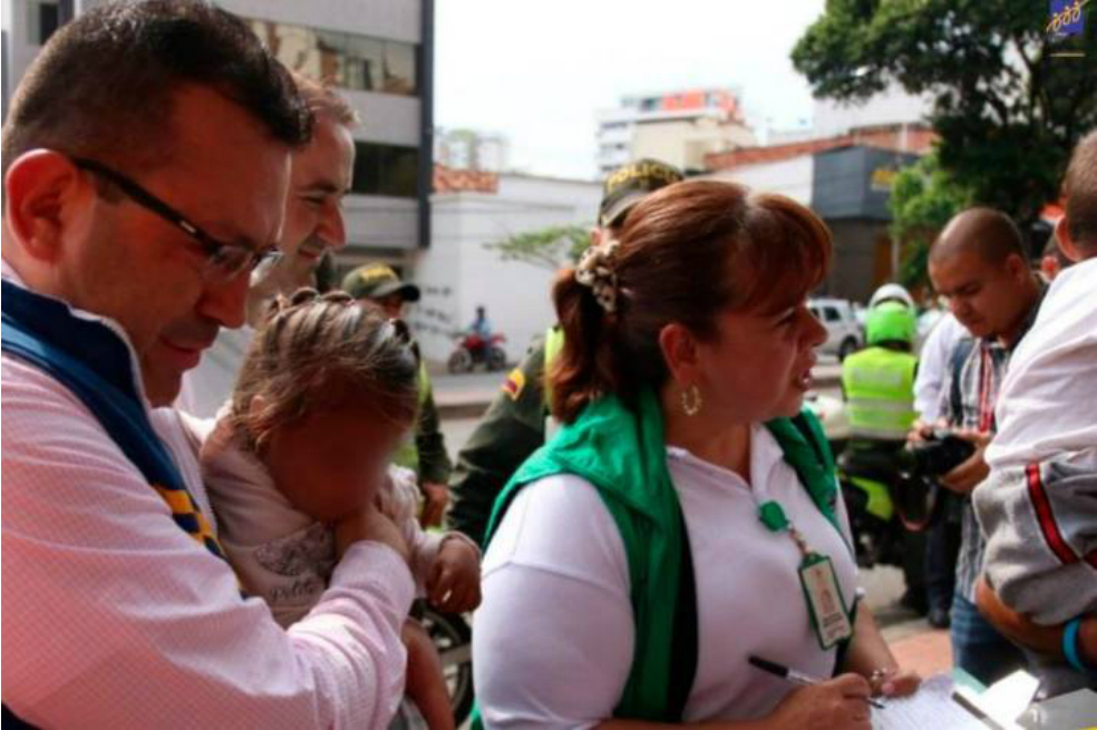 El operativo se realizó este jueves 21 de marzo. / Personería de Bucaramanga