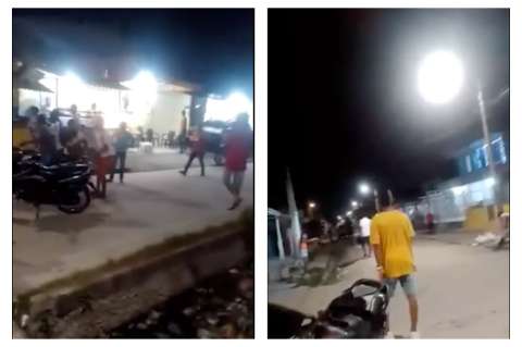 Video: una riña callejera con botellazos y disparos dejó dos hombres heridos