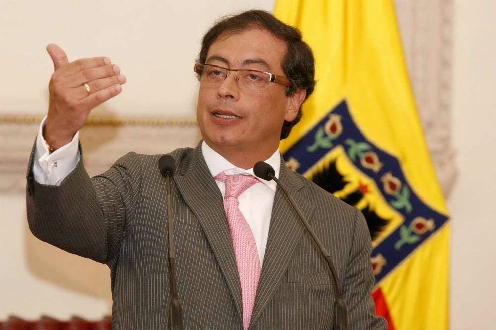 El alcalde de Bogotá Gustavo Petro.