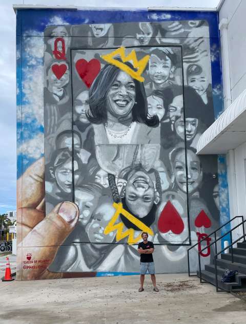 Kamala Harris, una “Reina de Corazones” en Miami