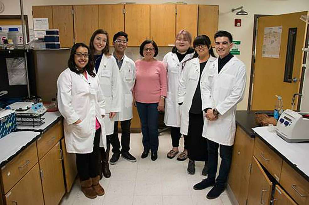 Martha Orozco (centro) es la directora del Centro de Investigación de Transformación de Plantas (PTCR). / Universidad Nacional