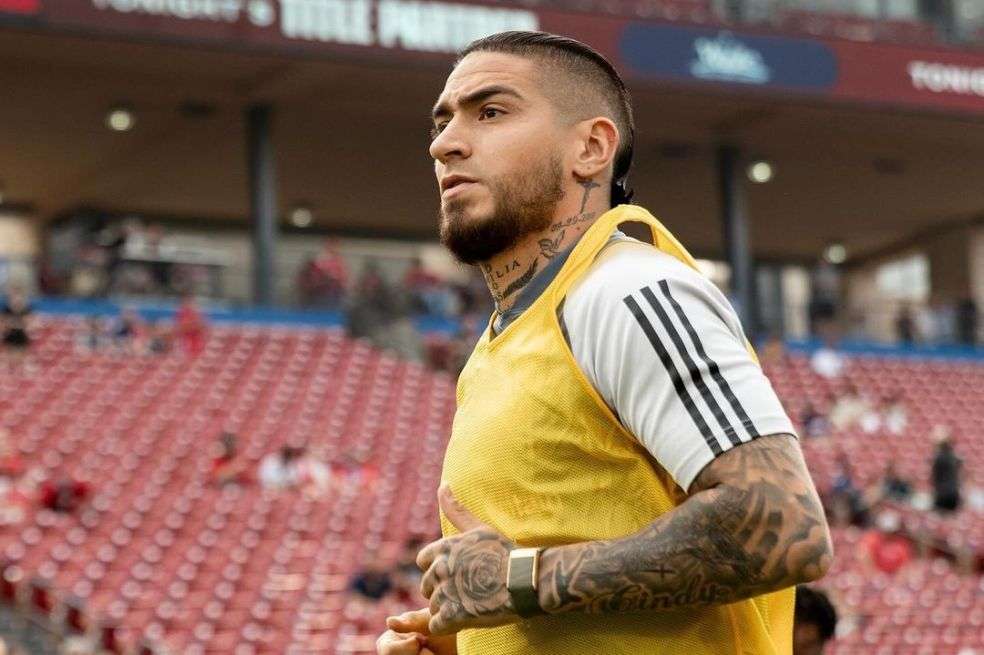 El delantero colombiano Cristian 'Chicho' Arango, figura del Real Salt Lake de la MLS.