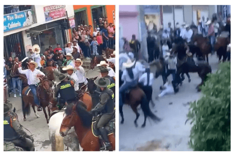 Pelea en cabalgata dejó 10 heridos en Vélez, Santander