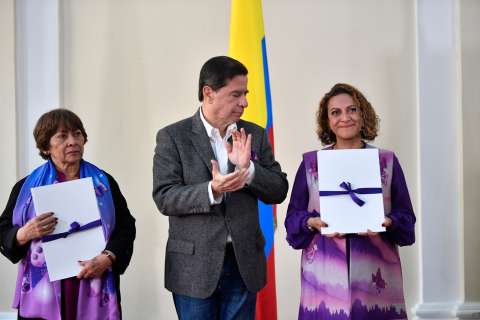 “Esta ley es para ustedes”: Jineth Bedoya presentó el Fondo No es Hora de Callar
