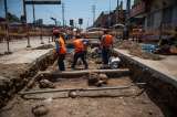 Cementerio prehispánico fue hallado bajo una calle de Lima, Perú