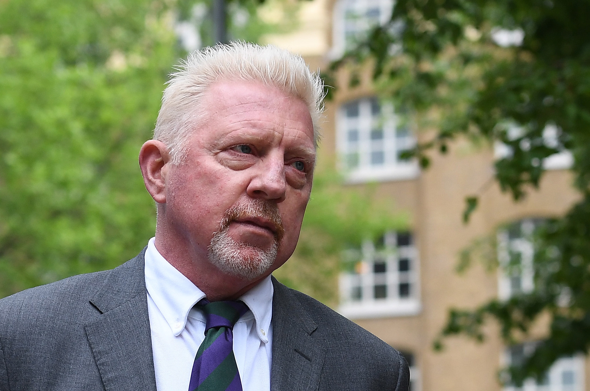London (United Kingdom), 29/04/2022.- Former tennis champion Boris Becker arrives at Southwark Crown Court in London, Britain, 29 April 2022. Becker is due to be sentenced in his bankruptcy trial. The six-time Grand Slam champion is accused of having 'acted dishonestly' when he failed to hand over trophies and medals, including his Wimbledon titles, to pay off his debts, the court heard on 21 March. Becker was declared bankrupt in June 2017. (Tenis, Reino Unido, Londres) EFE/EPA/ANDY RAIN