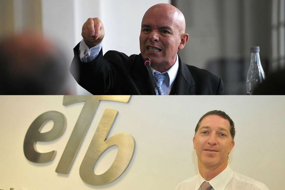 Jairo Osorio, directivo del Fondo de Vigilancia. / Andrés Torres || Saúl Kattán, presidente de la ETB. / Archivo