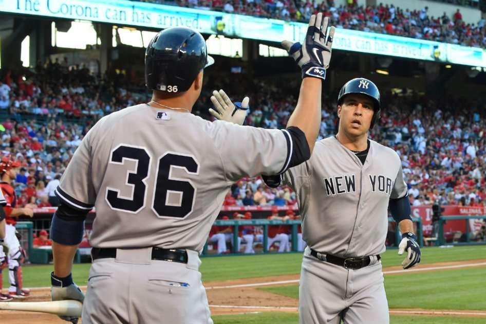Mark Teixeira, primera base de los Yanquis de Nueva York. Foto: AFP