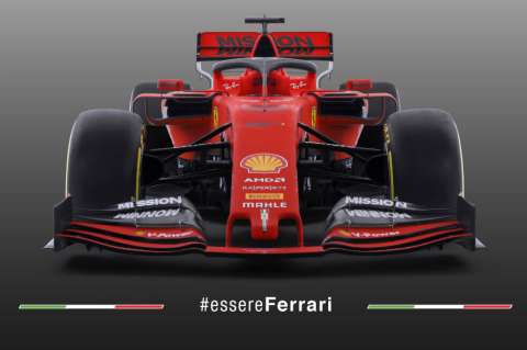 Ferrari presentó su nuevo monoplaza para la temporada 2019