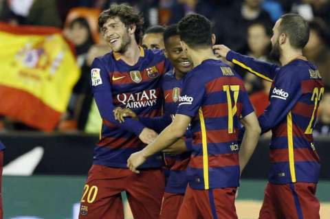 Barcelona, primer finalista de la Copa del Rey