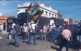 Habitantes de Socorro protestan por un contrato del alumbrado que sería de 30 años
