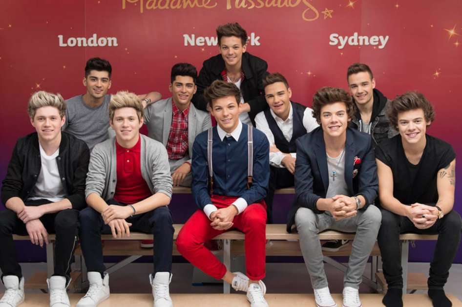 One Direction y sus figuras de cera.