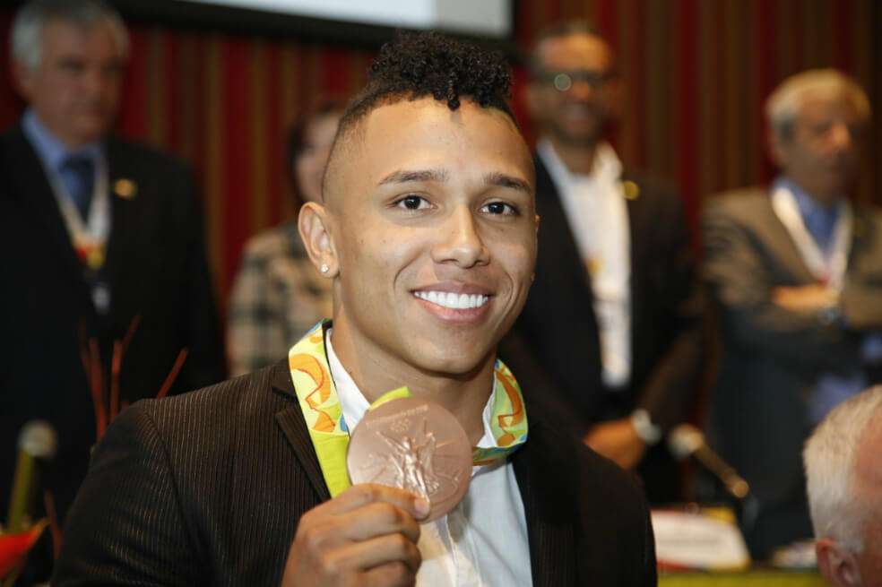Luis Javier Mosquera, pesista colombiano. / COC