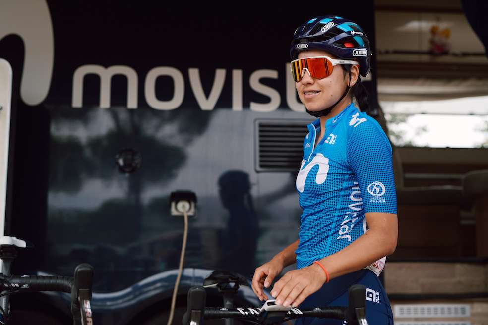 La colombiana quedó a 2:29 de la campeona Anna Van der Breggen.