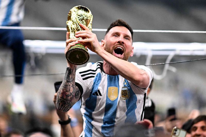 Lionel Messi fue elegido como el mejor jugador de la última Copa del Mundo.