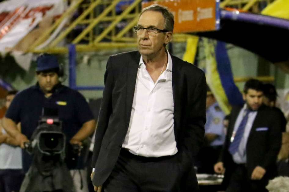 Gerardo Pelusso, técnico de Santa Fe. Foto: AFP