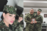 Video | Andrea Valdiri: la nueva madrina del Ejercito Nacional de Colombia
