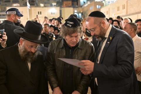Javier Milei será homenajeado en Israel con una medalla de honor durante su visita oficial