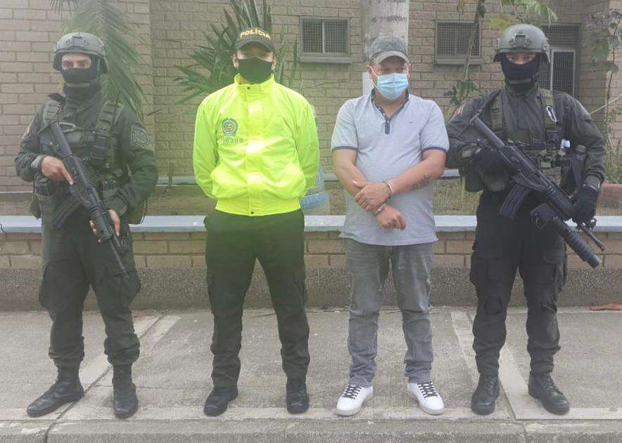 Willar Duarte Arango, alias Veterino, nuevamente capturado como presunto colaborador de las Autodefensas Gaitanistas de Colombia.