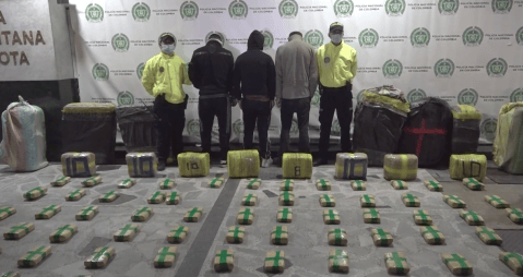 Golpe al microtráfico: nueve detenidos y casi media tonelada de marihuana incautada