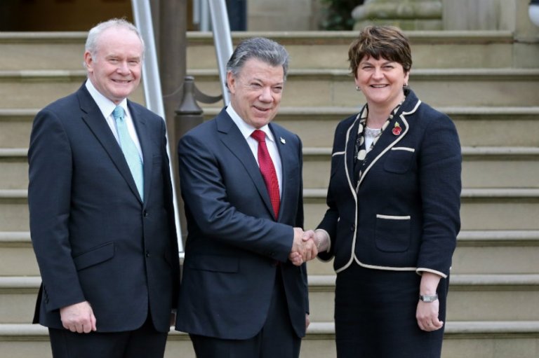 Irlanda del Norte confía en el éxito del proceso de paz en Colombia