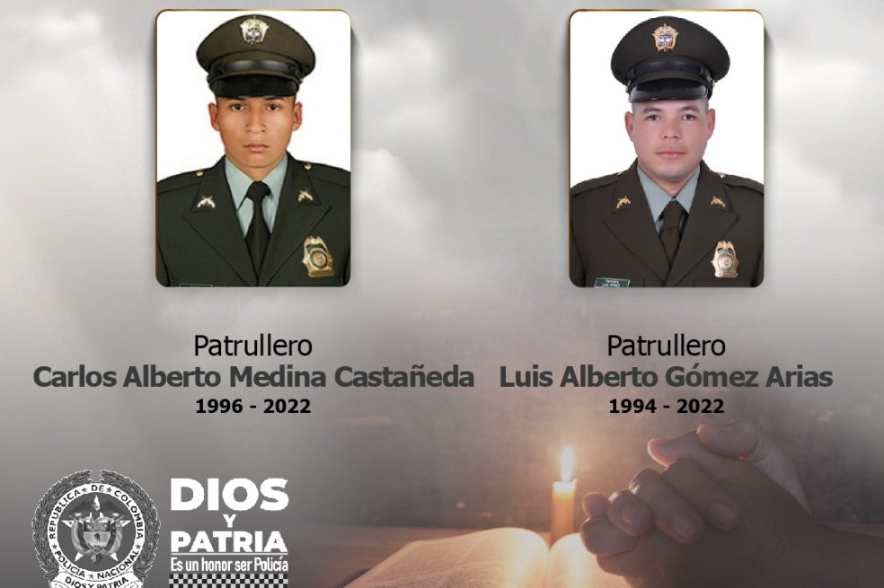 Los uniformados se encontraban realizando trabajos de erradicación manual.