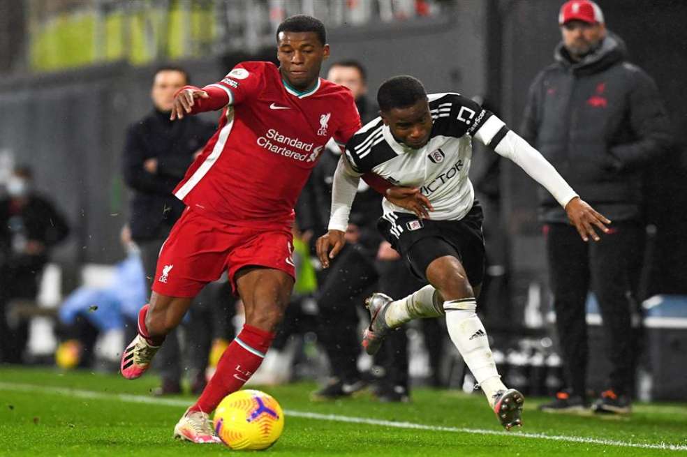 Liverpool y Fulham empataron 1-1 en la Premier League.