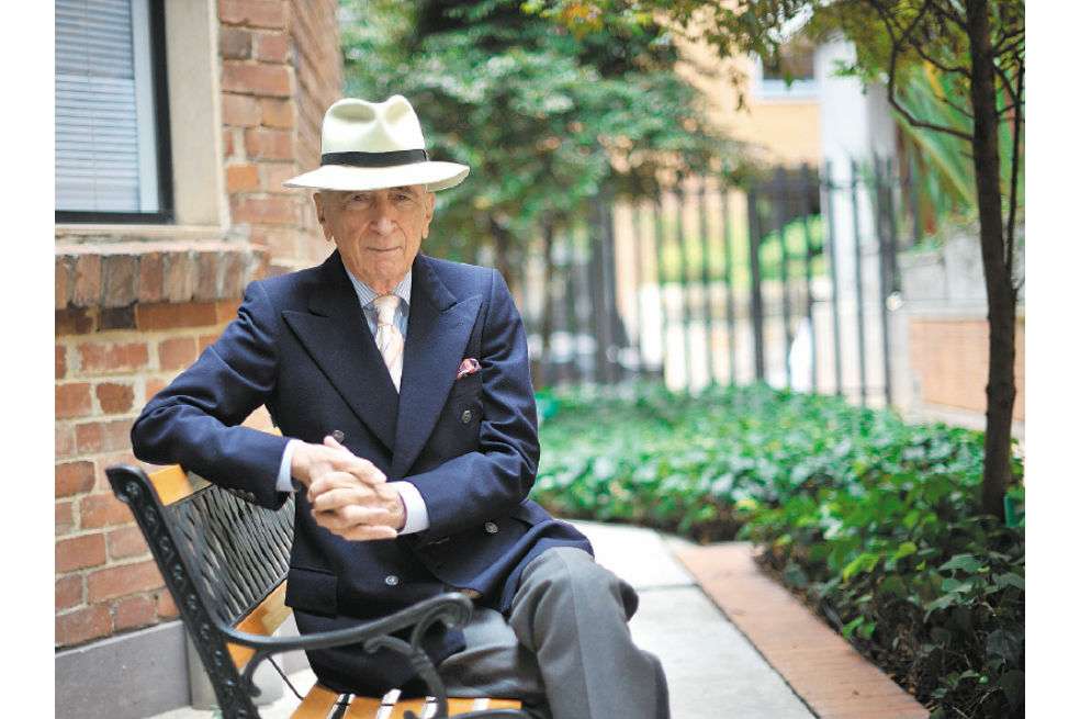 Gay Talese en su visita a Colombia como invitado de honor a los Premios Simón Bolívar en 2015. / Luis Ángel - El Espectador