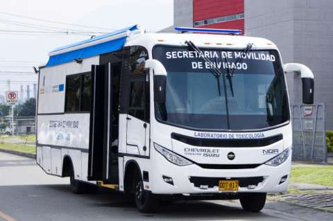 Envigado implementa laboratorio móvil para detectar conductores ebrios