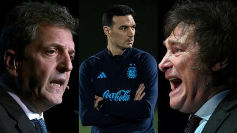 ¿Milei y Massa serían la razón por la que Scaloni dejaría a Argentina? Esto se sabe