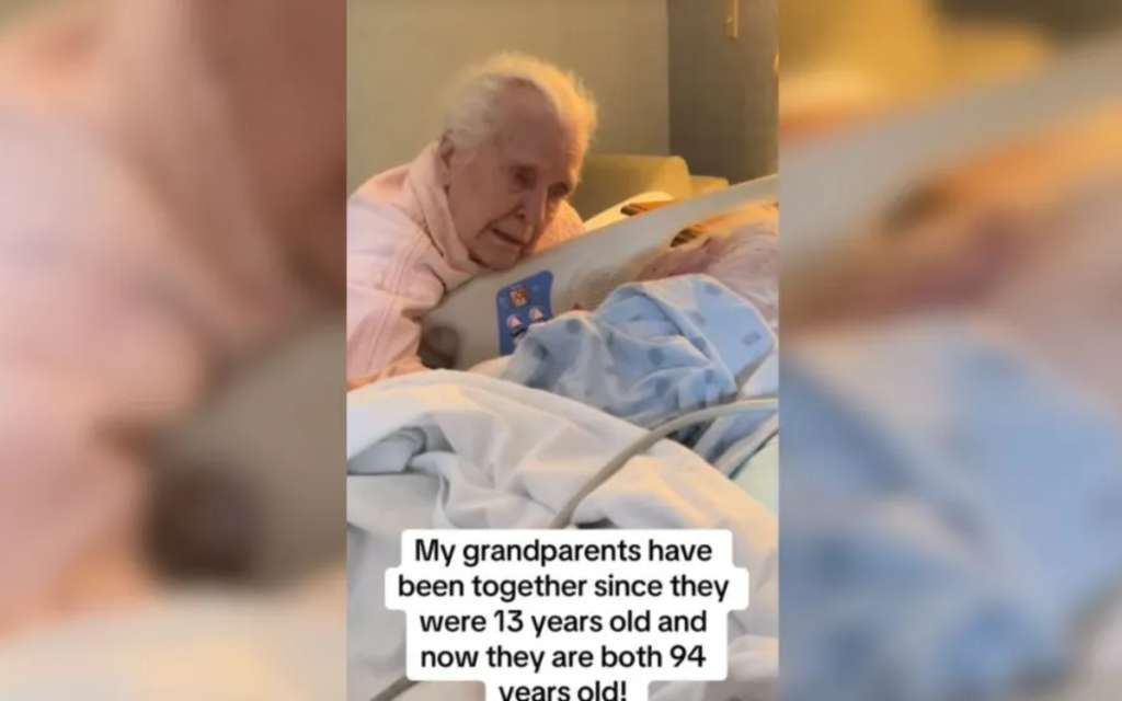 La abuelita conoce a su esposo desde que ambos tenían 13 años.