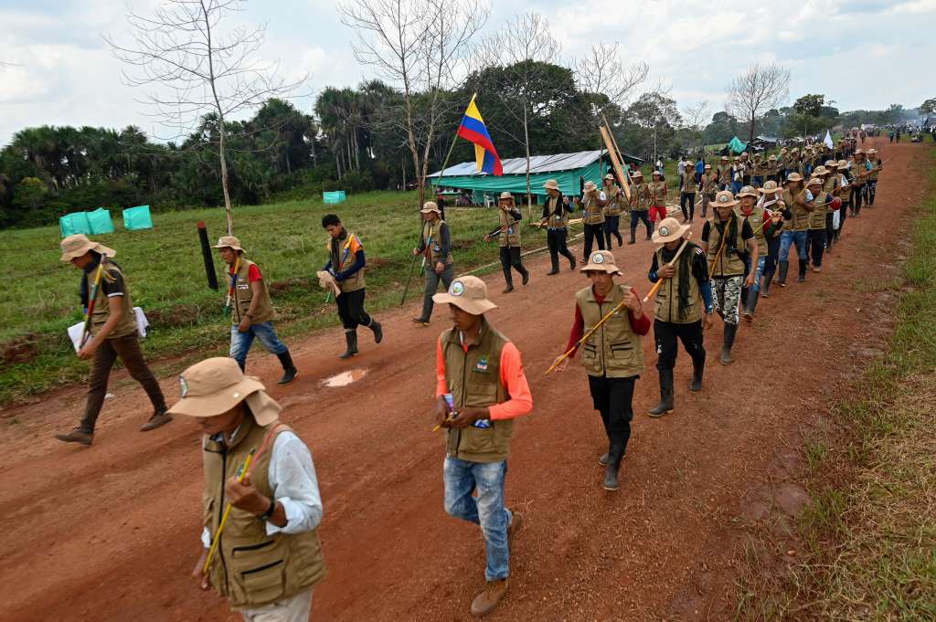 La guardia campesina exigió participación directa en la mesa de negociación y afirmaron ver con esperanza y optimismo este proceso con el Estado Mayor Central.