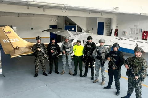 Nuevo golpe al ELN: a extinción de dominio 141 bienes, incluida una avioneta