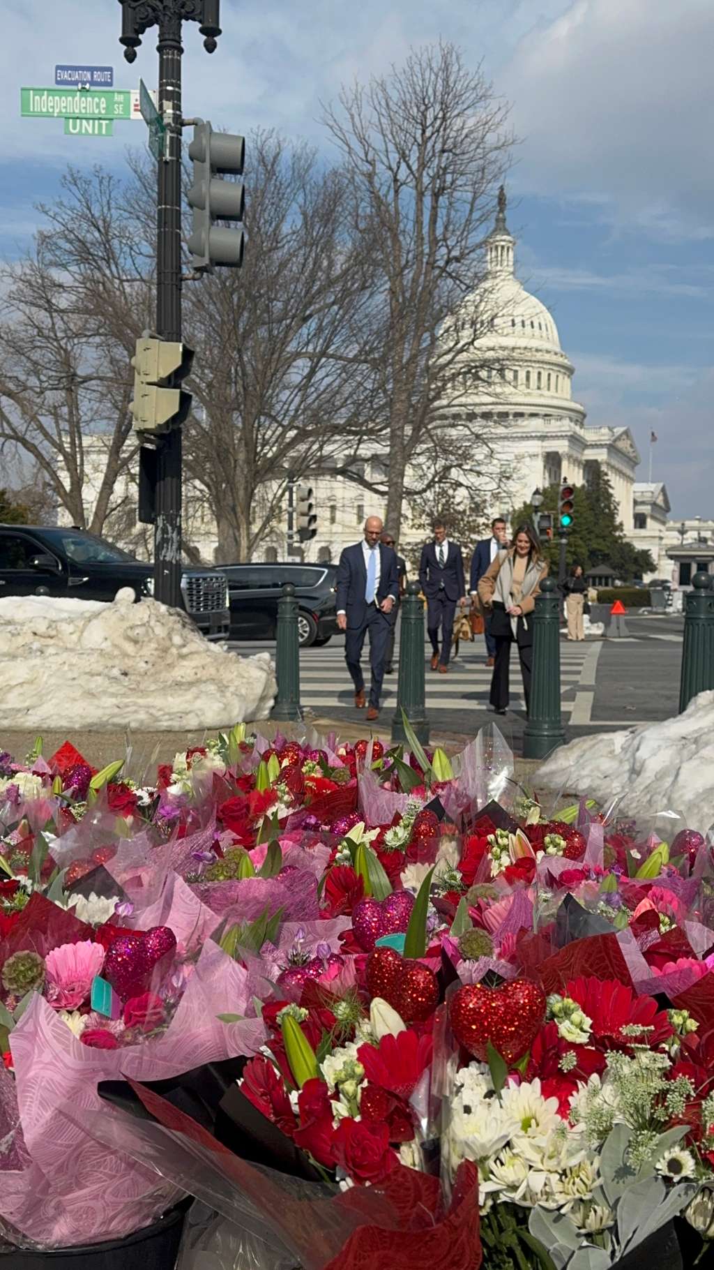 En San Valentín, las Flores de Colombia engalanan el Congreso de Estados Unidos como símbolo de amistad entre los dos países