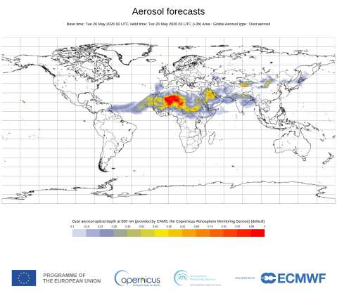Nube de polvo del Sahara podría alcanzar el norte de Colombia entre este miércoles y jueves