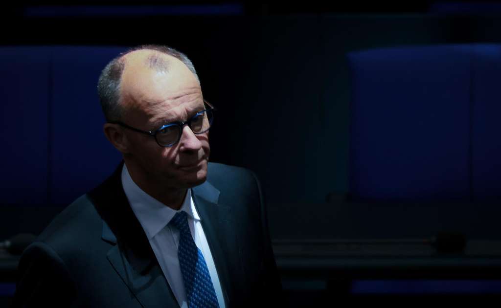 BERLIN (Germany), 06/05/2025.- Designated German Chancellor Friedrich Merz at the Bundestag in Berlin, Germany, 06 May 2025. The new German government is expected to be formed between the Union parties of Christian Democratic Union (CDU) and Christian Social Union (CSU) and the coalition partner Social Democratic Party (SPD). (Alemania) EFE/EPA/HANNIBAL HANSCHKE
