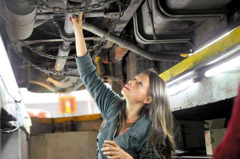 Una vida detrás del paro de transporte