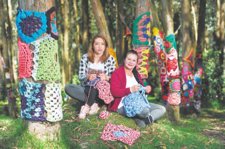 Mujeres que tejen por su seguridad al sur de Bogotá