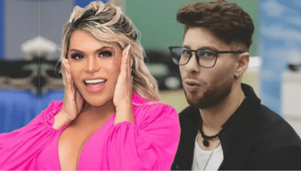 Wendy Guevara y Miguel Melfi en 'La casa de los famosos'.