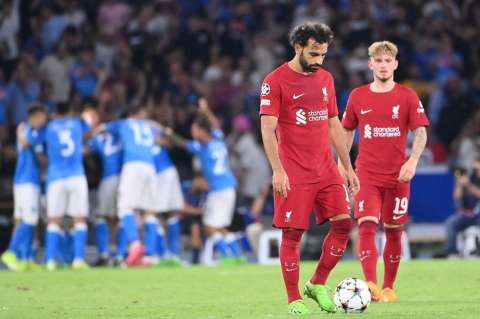 ¡Crisis en el equipo de Luis Díaz! Liverpool, goleado por Napoli en la Champions