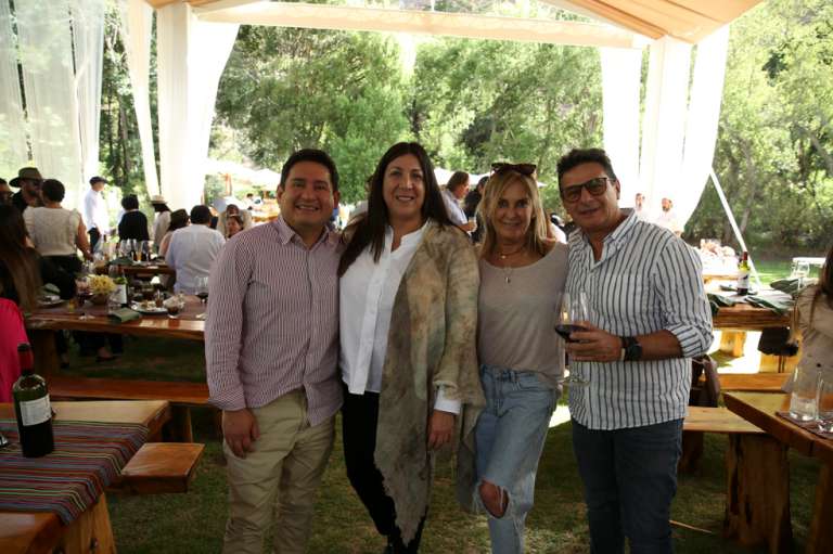 Mario Veliz, Nalu Delgado, Patricia Gamarra y Javier Calderón