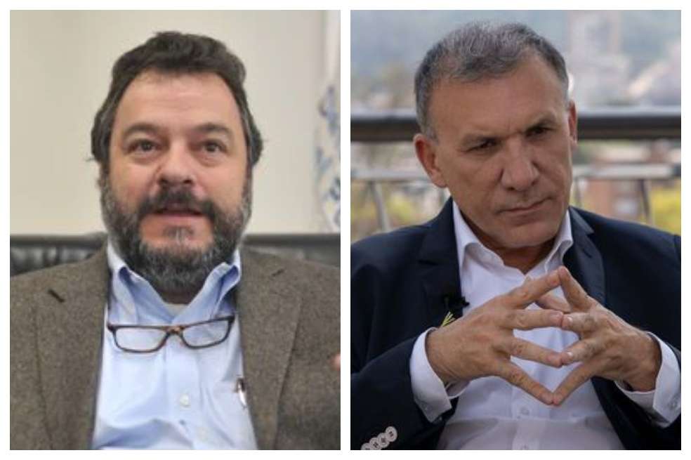 El exdefensor del Pueblo Carlos Negret y el senador Roy Barreras.