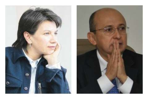 Las flores de Claudia López para el fiscal Eduardo Montealegre