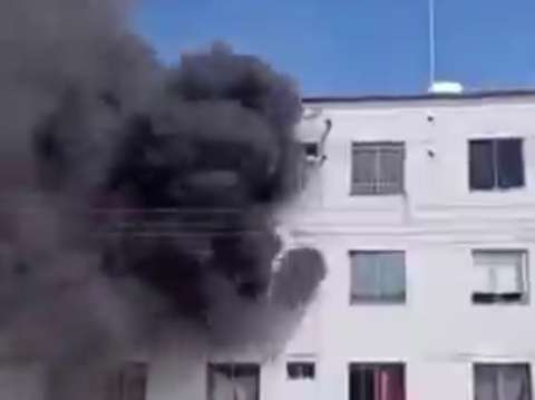 Incendio en un apartamento causó temor en el sur de Barranquilla