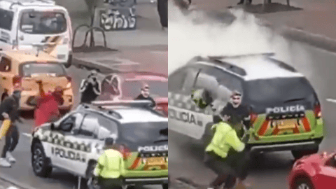 Ofrecen millonaria recompensa por encapuchados que atacaron patrulla de la policía