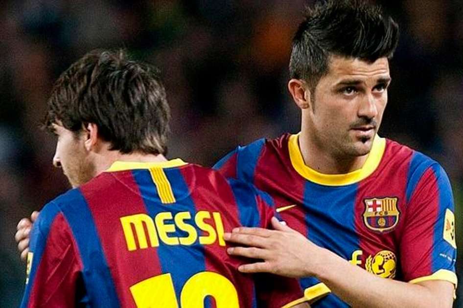 Messi y Villa, ¿amigos o rivales? / Tomada de http://www.todanoticia.com