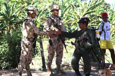 La mirada extranjera a los desplazamientos de guerrilleros a las zonas donde dejarán las armas